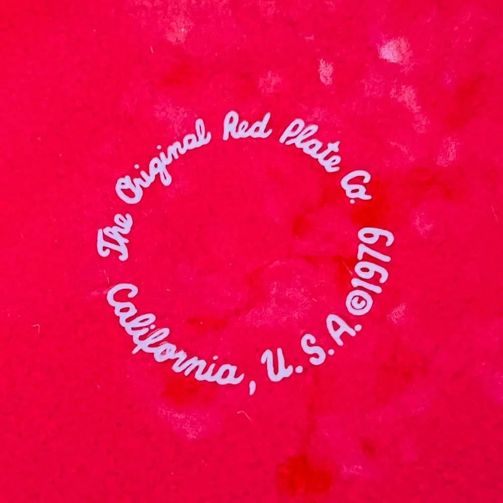 The Original Red Plate Co. never used